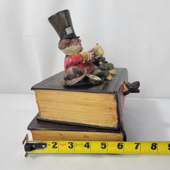 Rare Alice in Wonderland Sculpture Figurine Book Worms The Penny Whistle Group - Picture 15 of 16